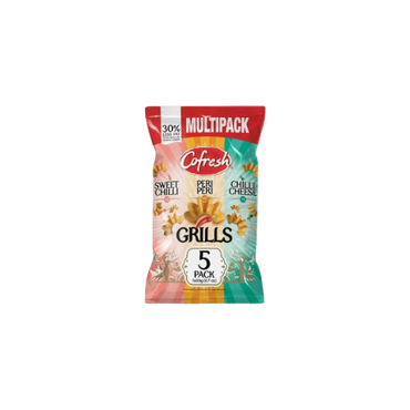 Cofresh Potato Grills Multipack – 5 Pack Indian Snack 5x20g